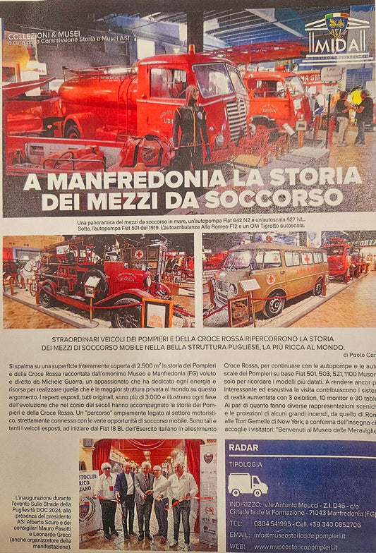 A Manfredonia la storia dei mezzi da soccorso