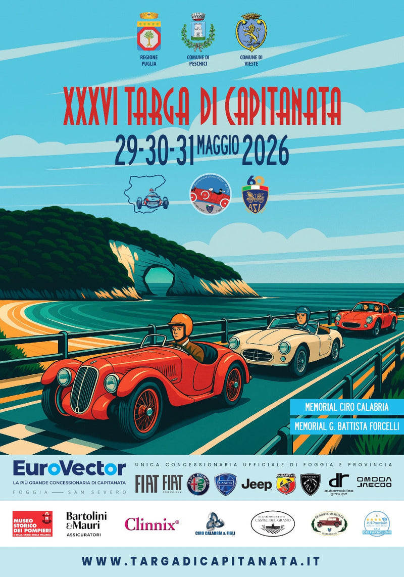 XXXVI TARGA DI CAPITANATA 29-30-31 MAGGIO 2026