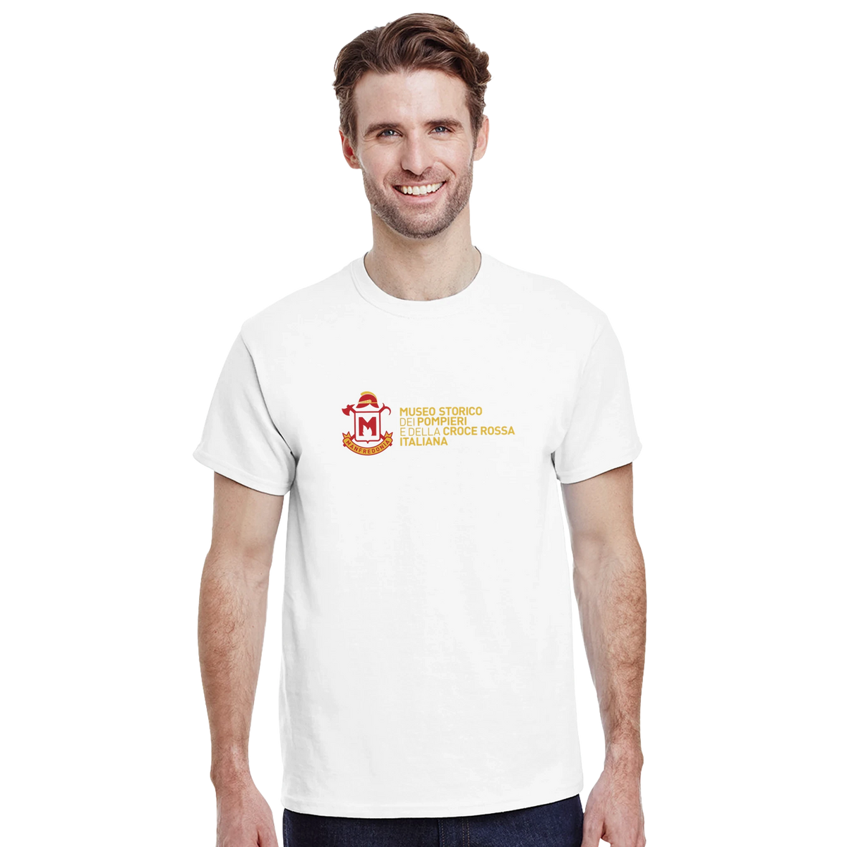 T-shirt girocollo Unisex Pesante | Gildan®5000 Bianco