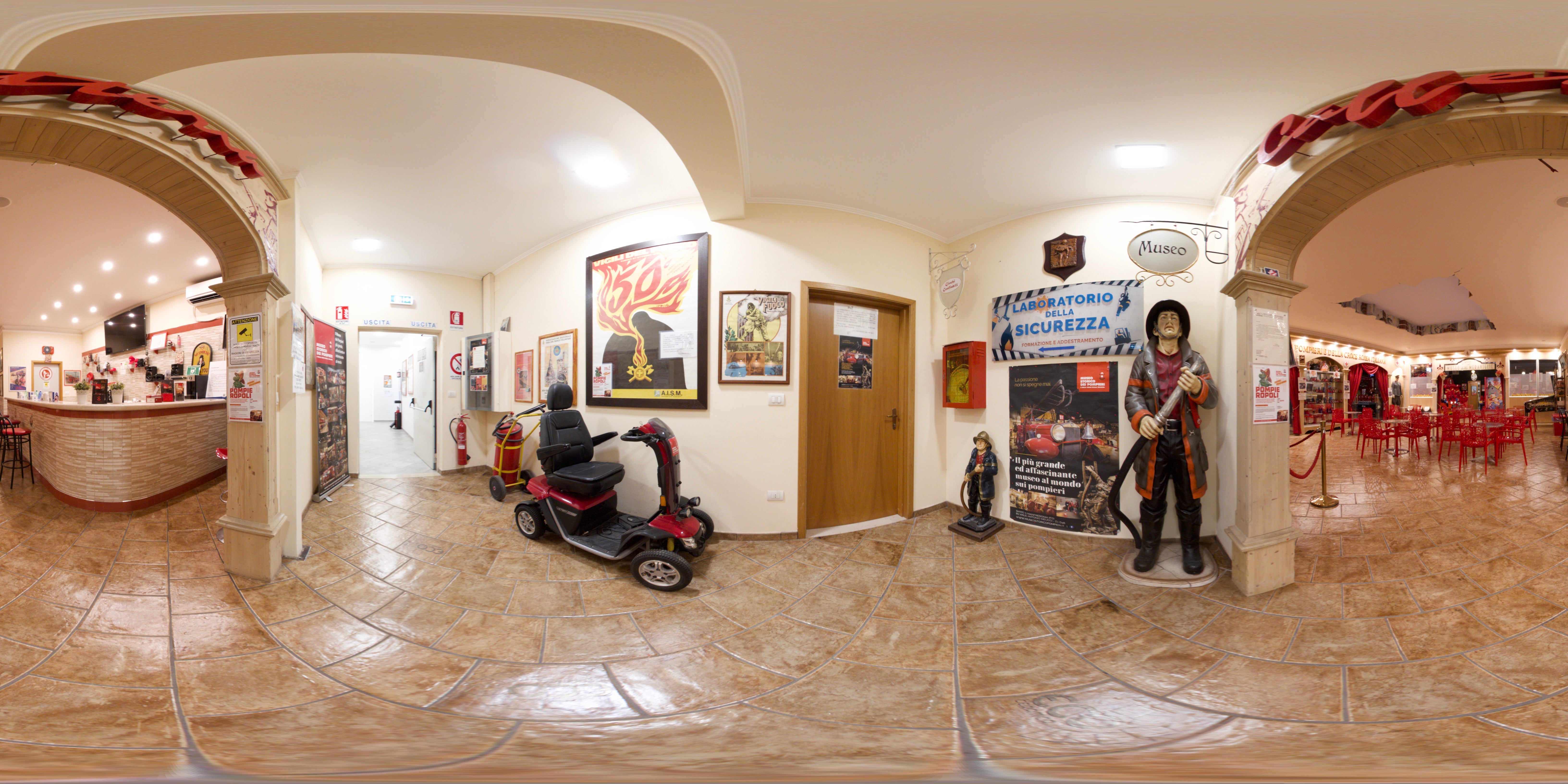 Tour virtuale Museo dei Pompieri di Manfredonia - sala 1
